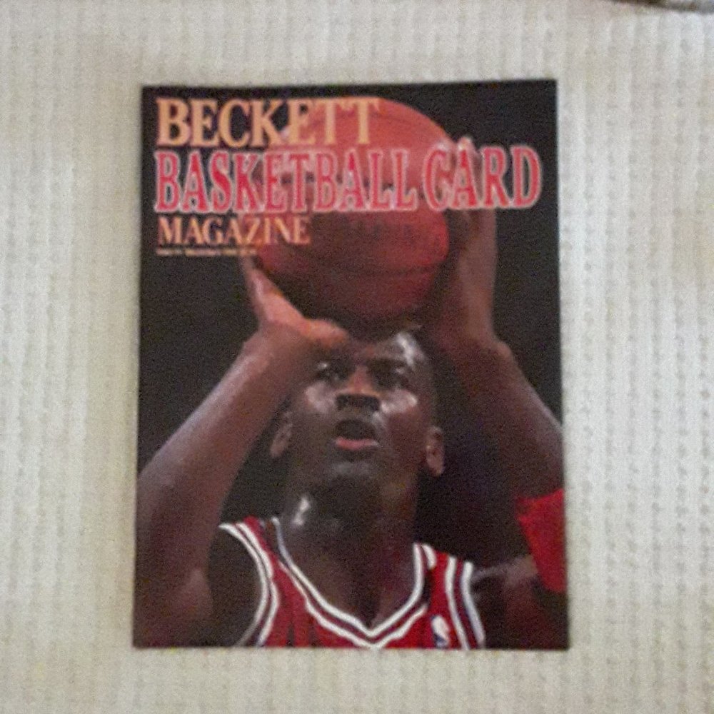 Vintage 90 Beckett Basketball Card Magazine Michael Jordan Patrick Ewing Knicks